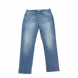 7 For All Mankind Josefina Skinny Boyfriend Jeans | Mid Rise | Size 28